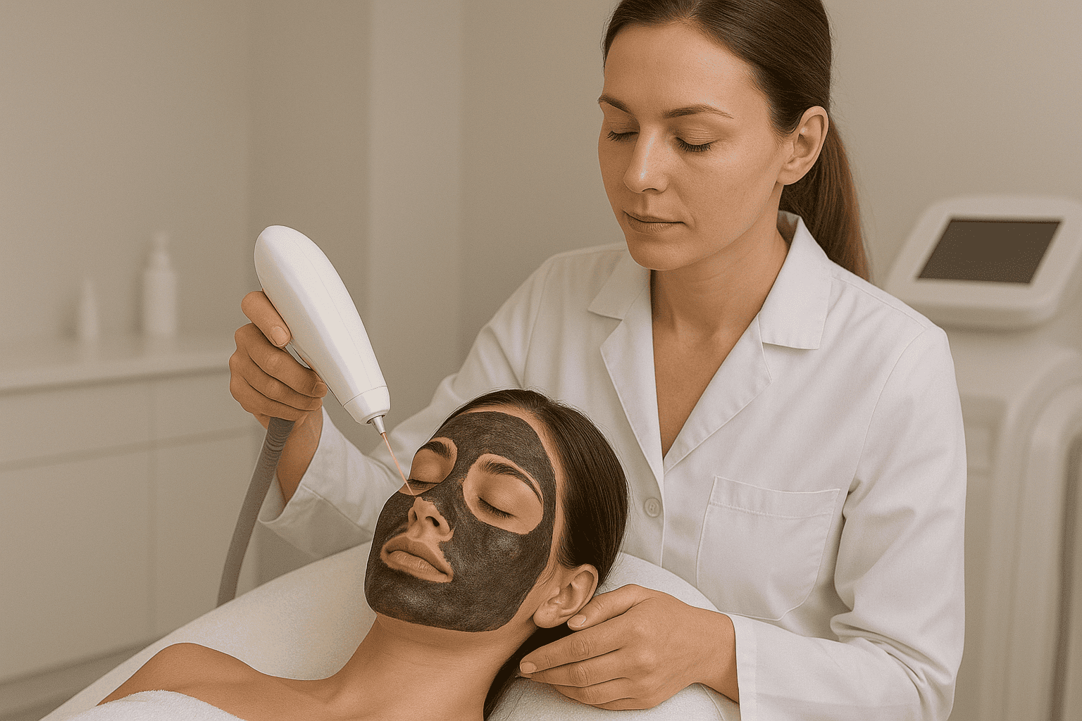 процедура лазергоно карбонового пилинга